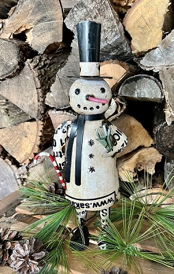 HOMER SNOWMAN METAL 12.5